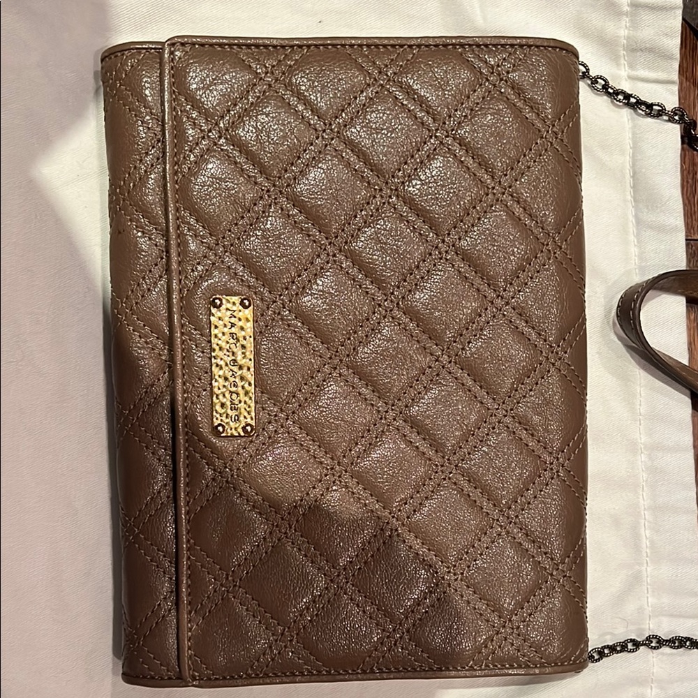 Quilted Brown Leather Bag